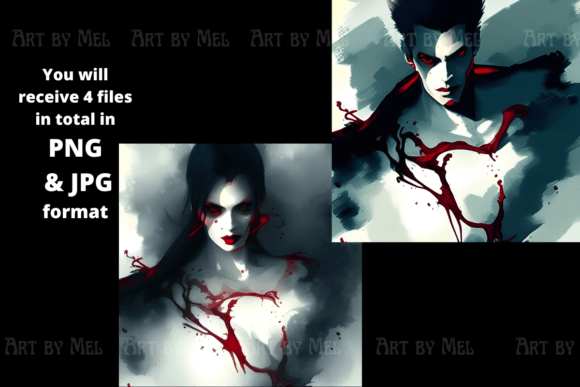 Download Male and Female Vampire Graphics - Graphic Collection