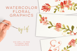 Download Floral Watercolor Wedding Clipart. Botanical and Flower Graphics Including Banners - Flower graphics Collection