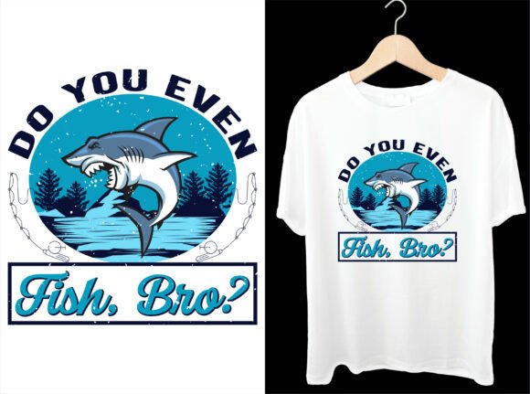 Download Deep Sea Shark | Fishing Tee Graphic - Graphic Collection