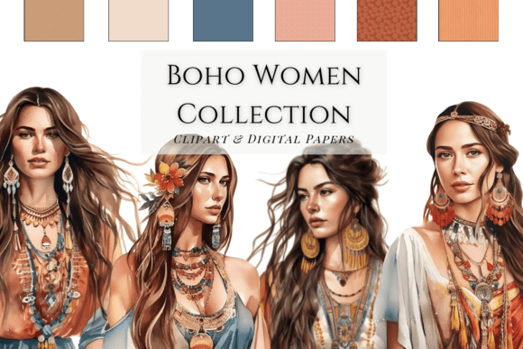 Download Boho Graphic Collection Earth Tones - Graphic Collection