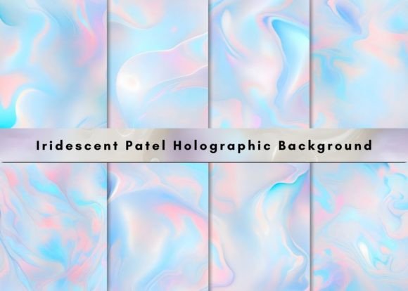 Download Iridescent Holographic Background - Graphic Collection