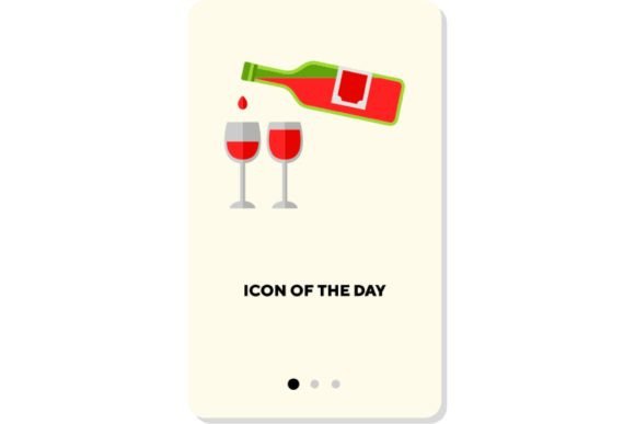 Download Cold Drinks Flat Icon. Red Liquid, Toast - Icon Collection