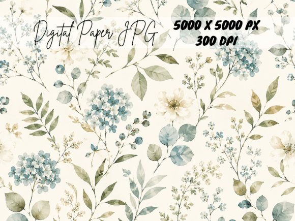 Download Sage Green Vintage Floral Rose Pattern - Rose pattern Collection