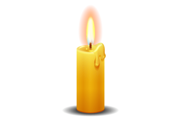 Download Candle with Burning Flame Mockup. Realis - Flame mockup Collection
