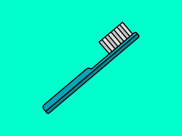 Download Icon Standart Toothbrush Vector - Icon Collection