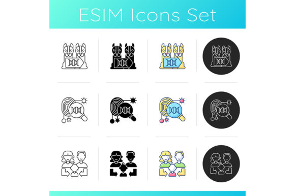 Download DNA Manipulation Icons Set - Icon Collection