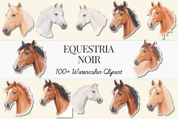 Download Horse Portrait Set - Premium Resources