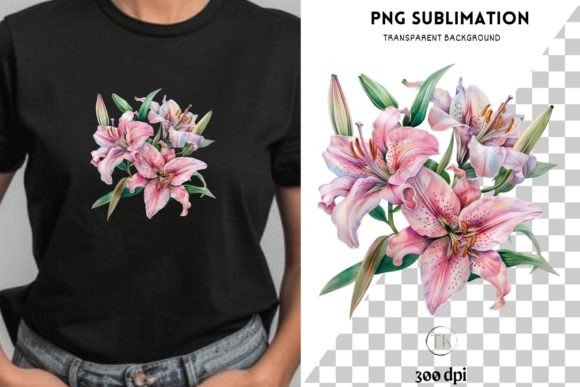 Download Lily PNG Digital Image, Flower Graphics - Flower graphics Collection